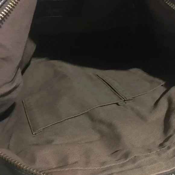 Club Monaco brown distressed leather satchel bag - Picture 6 of 8